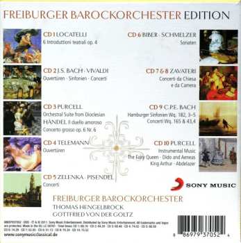 10CD/Doos Johann Sebastian Bach: Freiburger Barockorchester Edition