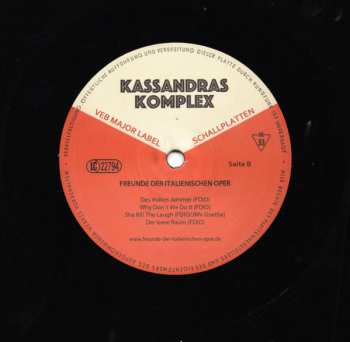 LP Freunde Der Italienischen Oper: Kassandras Komplex