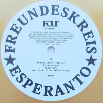 3LP Freundeskreis: Esperanto CLR | LTD | NUM