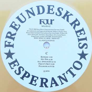 3LP Freundeskreis: Esperanto CLR | LTD | NUM
