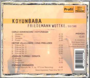 CD Enrique Granados: Koyunbaba