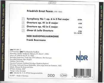CD NDR Radiophilharmonie: Symphony No. 1 / Three Overtures