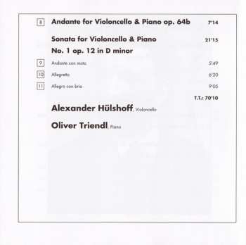 CD Oliver Triendl: Complete Cello Sonatas