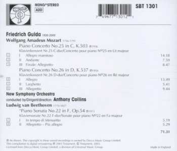CD Wolfgang Amadeus Mozart: Mozart Piano Concertos Nos. 25 & 26, Beethoven Piano Sonata No. 22