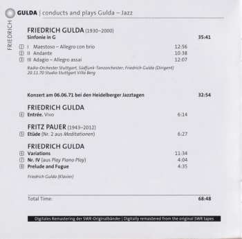 CD Friedrich Gulda: Jazz ∙ Symphony In C | Concert Heidelberg 1971