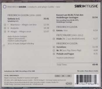 CD Friedrich Gulda: Jazz ∙ Symphony In C | Concert Heidelberg 1971