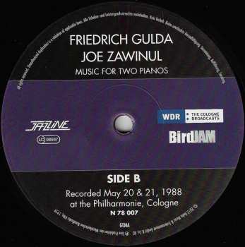 LP Friedrich Gulda: Music For Two Pianos