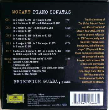 6CD/Doos Wolfgang Amadeus Mozart: The Complete Gulda Mozart Tapes