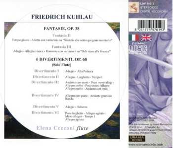 CD Elena Cecconi: Fantasie E Divertimenti For Solo Flute