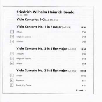 CD Bernard Labadie: Viola Concertos 1-3