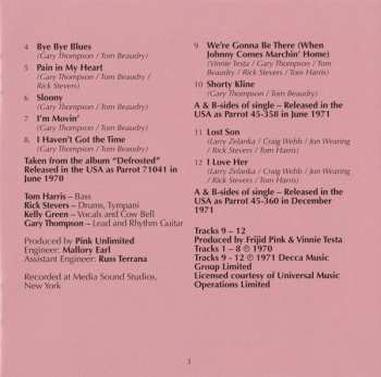 2CD Frijid Pink: The Deram Recordings 1970-1971