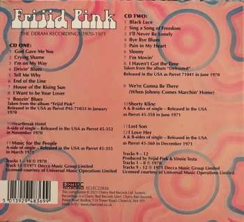 2CD Frijid Pink: The Deram Recordings 1970-1971