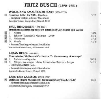 CD Wolfgang Amadeus Mozart: Symphonic Metamorphosis On Themes Of Weber / Violin Concerto / Ostinato