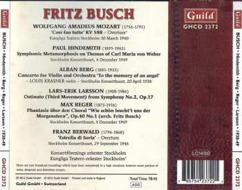 CD Wolfgang Amadeus Mozart: Symphonic Metamorphosis On Themes Of Weber / Violin Concerto / Ostinato