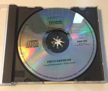 CD Fritz Kreisler:  Pieces For Violin And Piano