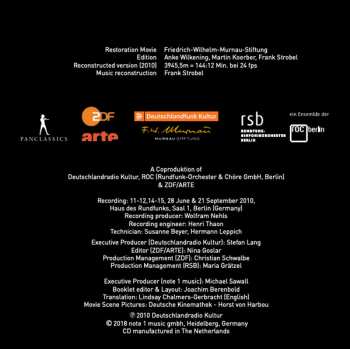 2CD Rundfunk-Sinfonieorchester Berlin: Metropolis: The Complete Motion Picture Score