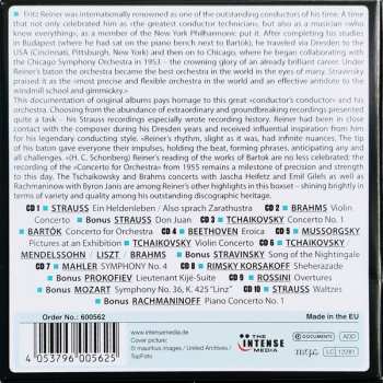 10CD/Doos Fritz Reiner: Fritz Reiner & The Chicago Symphony Orchestra: Milestones Of A Legendary Conductor