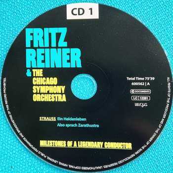 10CD/Doos Fritz Reiner: Fritz Reiner & The Chicago Symphony Orchestra: Milestones Of A Legendary Conductor