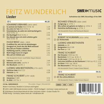 3CD Fritz Wunderlich: Lieder