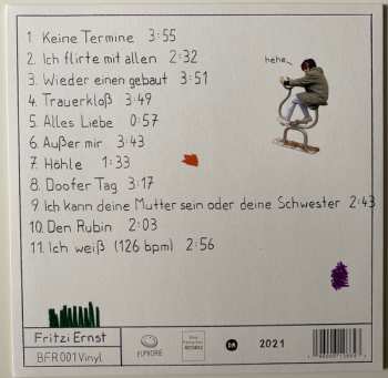 LP Fritzi Ernst: Keine Termine