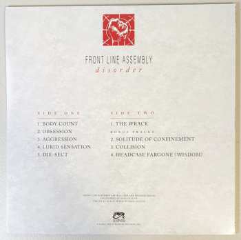 LP Front Line Assembly: Disorder DLX | LTD | CLR