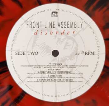 LP Front Line Assembly: Disorder DLX | LTD | CLR