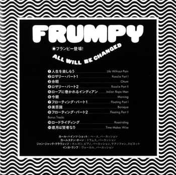 CD Frumpy: All Will Be Changed LTD