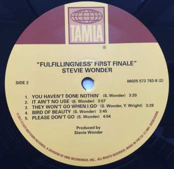 LP Stevie Wonder: Fulfillingness' First Finale