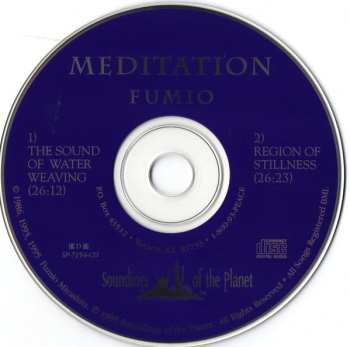 CD Fumio Miyashita: Meditation