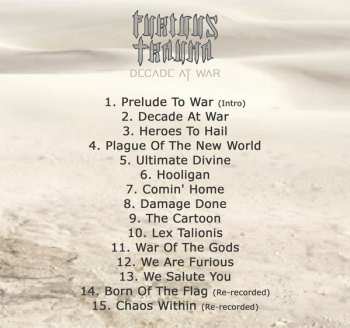 CD Furious Trauma: Decade At War
