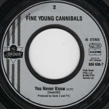 SP Fine Young Cannibals: Don't Look Back
