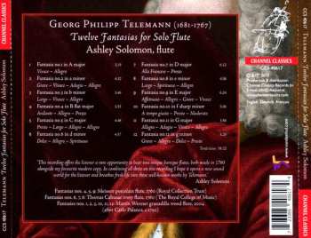 CD Georg Philipp Telemann: Twelve Fantasias For Solo Flute