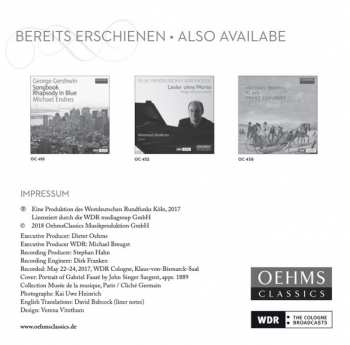 CD Gabriel Fauré: 13 Barcarolles