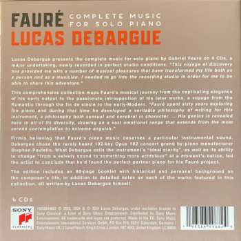 4CD/Doos Gabriel Fauré: Complete Music For Solo Piano