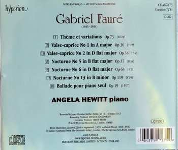 CD Gabriel Fauré: Piano Music
