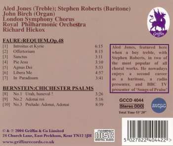 CD The Royal Philharmonic Orchestra: Requiem; Chichester Psalms 