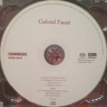 SACD Gabriel Fauré: Requiem / La Naissance De Vénus / Cantique De Jean Racine / Pavane