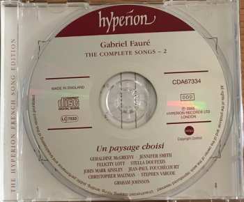 CD Gabriel Fauré: The Complete Songs - 2 - Un Paysage Choisi