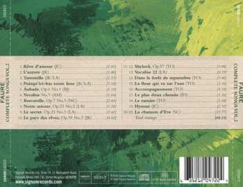 CD Gabriel Fauré: The Complete Songs Of Fauré Vol. 2