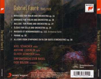 CD Gabriel Fauré: The Secret Fauré II (Orchestral And Concertante Music)