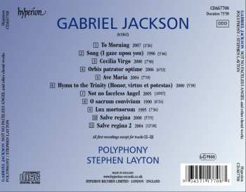 CD Polyphony: Not No Faceless Angel (Choral Music By Gabriel Jackson)