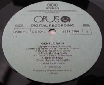 LP Gabriel Jonáš: Gentle Rain