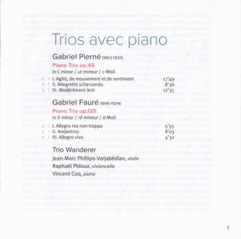 CD Gabriel Fauré: Trios Avec Piano