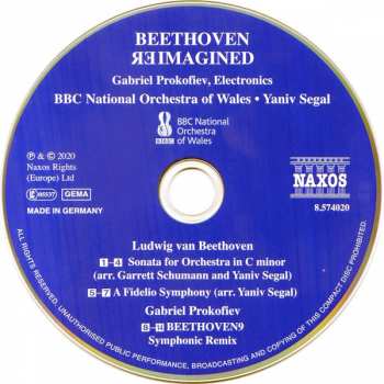 CD The BBC National Orchestra Of Wales: Beethoven Reimagined