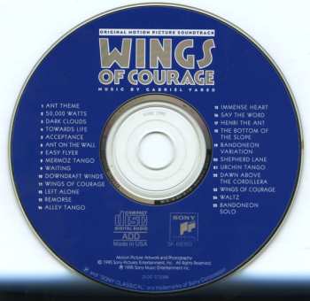 CD Gabriel Yared: Wings Of Courage (Original Motion Picture Soundtrack)