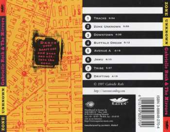 CD Gabrielle Roth & The Mirrors: Zone Unknown