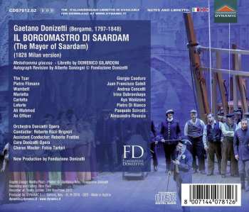 2CD Gaetano Donizetti: Il Borgomastro di Saardam (The Mayor of Saardam)