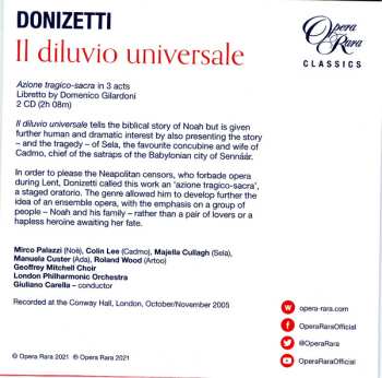 7CD/Doos Gaetano Donizetti: Il Diluvio Universale / Ugo Conte Di Parigi / L'Assedio Di Calais (Three Complete Operas) LTD