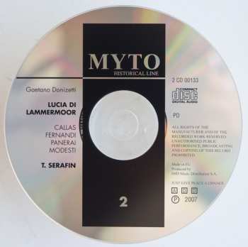 2CD Maria Callas: Lucia Di Lammermoor
