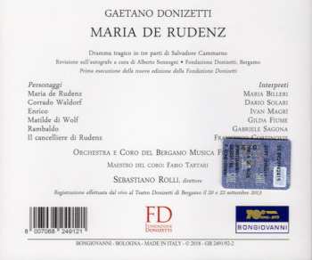 2CD Gaetano Donizetti: Maria De Rudenz